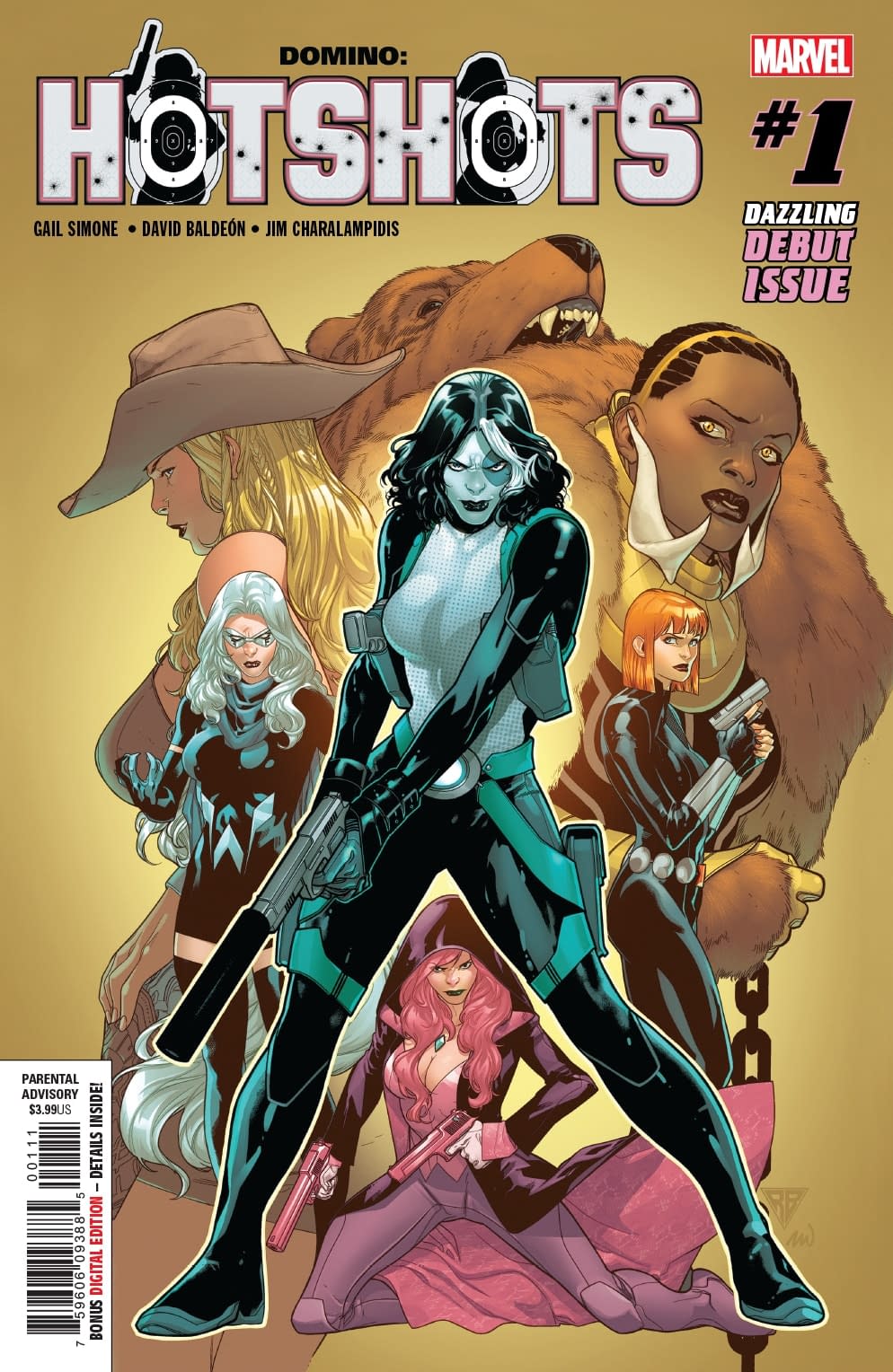 Domino Fangirls Out Over the Black Widow in Next Week's Hotshots #1