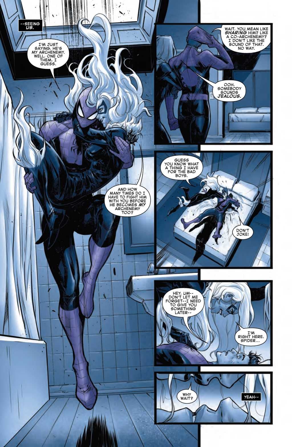 Spider Man And Black Cat Comics Porn - Black Cat Having Sex Dreams About Spider-Man in Next Week's Amazing Spider- Man #16.HU