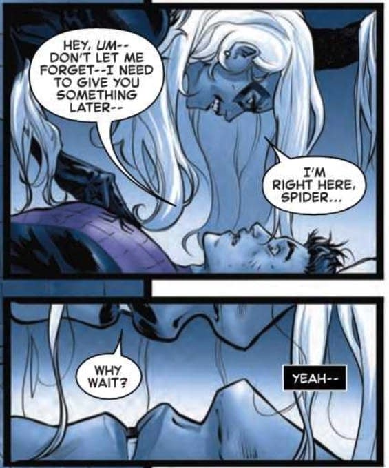 Black Cat Having Sex Dreams About Spider-Man in Next Week's Amazing Spider-Man #16.HU