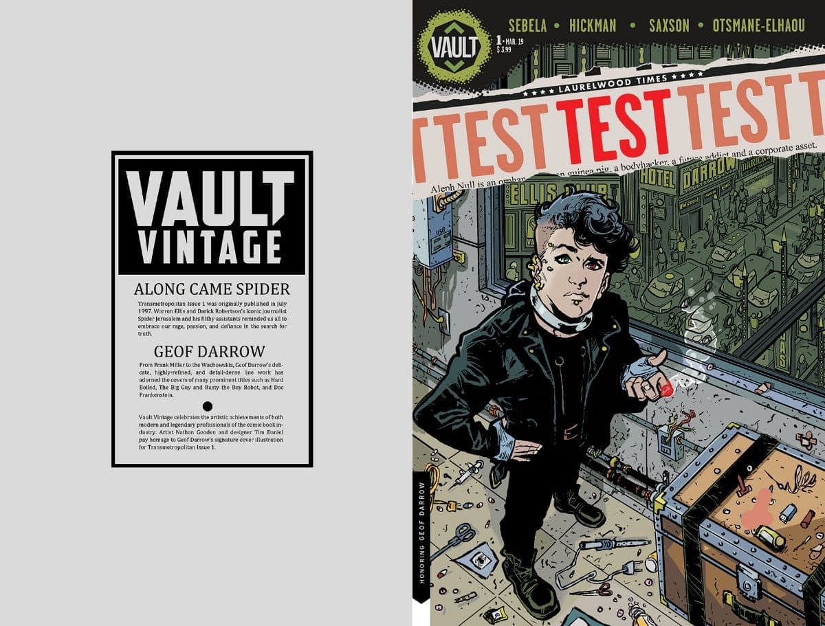 Chris Sebela and Jen Hickman Launch Test at Vault Comics