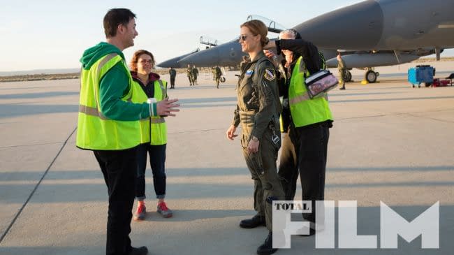 2 New Images and a New Behind-the-Scenes Image from Captain Marvel