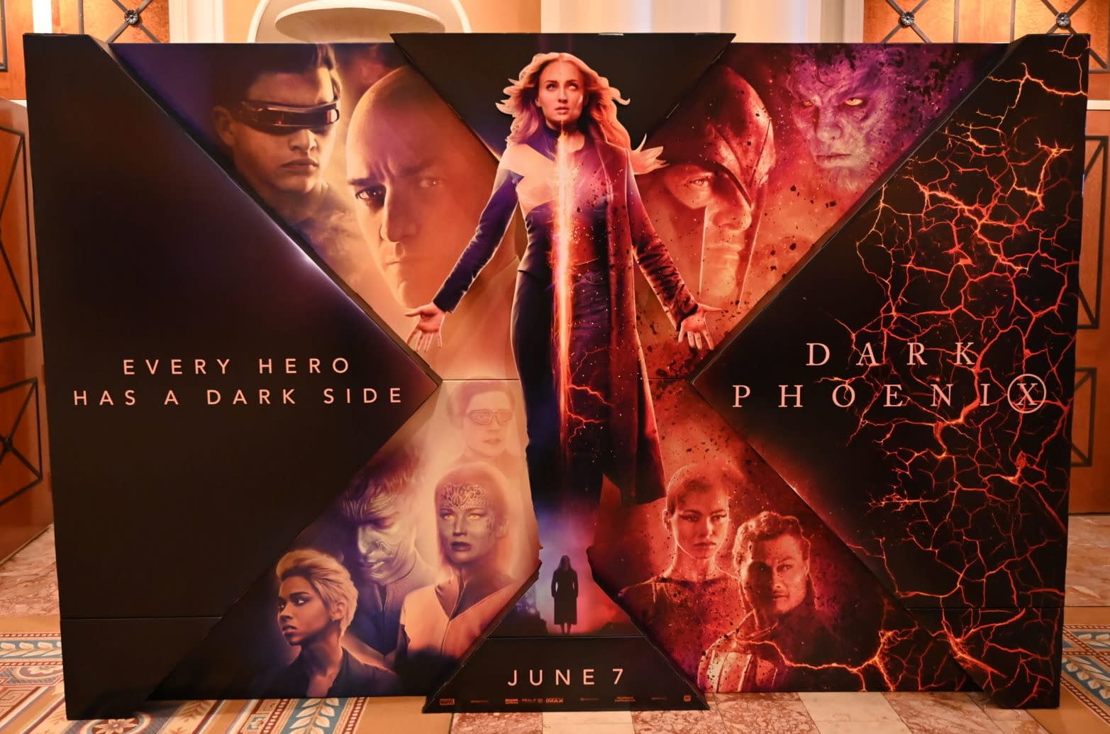 [CinemaCon 2019] New Dark Phoenix Standees Has Jean Grey Standing Tall