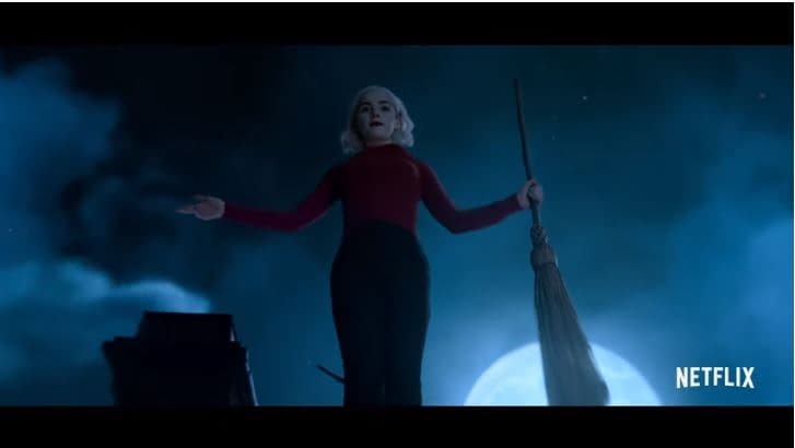 'Chilling Adventures of Sabrina': Kiernan Shipka on "Chaotic and Massive" Part 2, Who Sabrina Should Pick