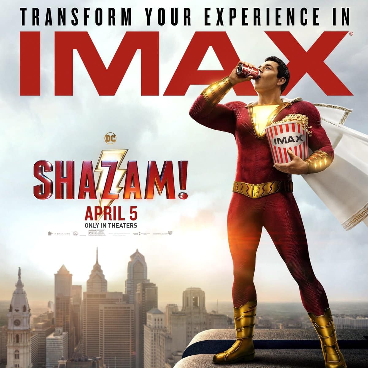 IMAX Shares New Exclusive Artwork for Shazam!