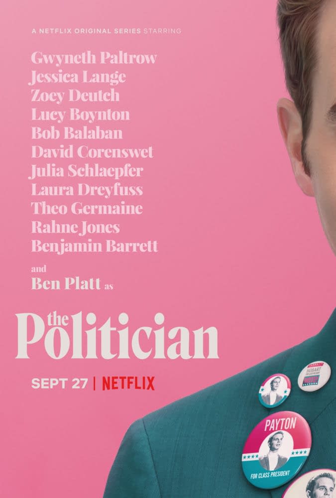 "The Politician" Introduces Gwyneth Paltrow's Georgina, Zoey Deutch's Infinity &#038; Rahne Jones' Skye [VIDEO]