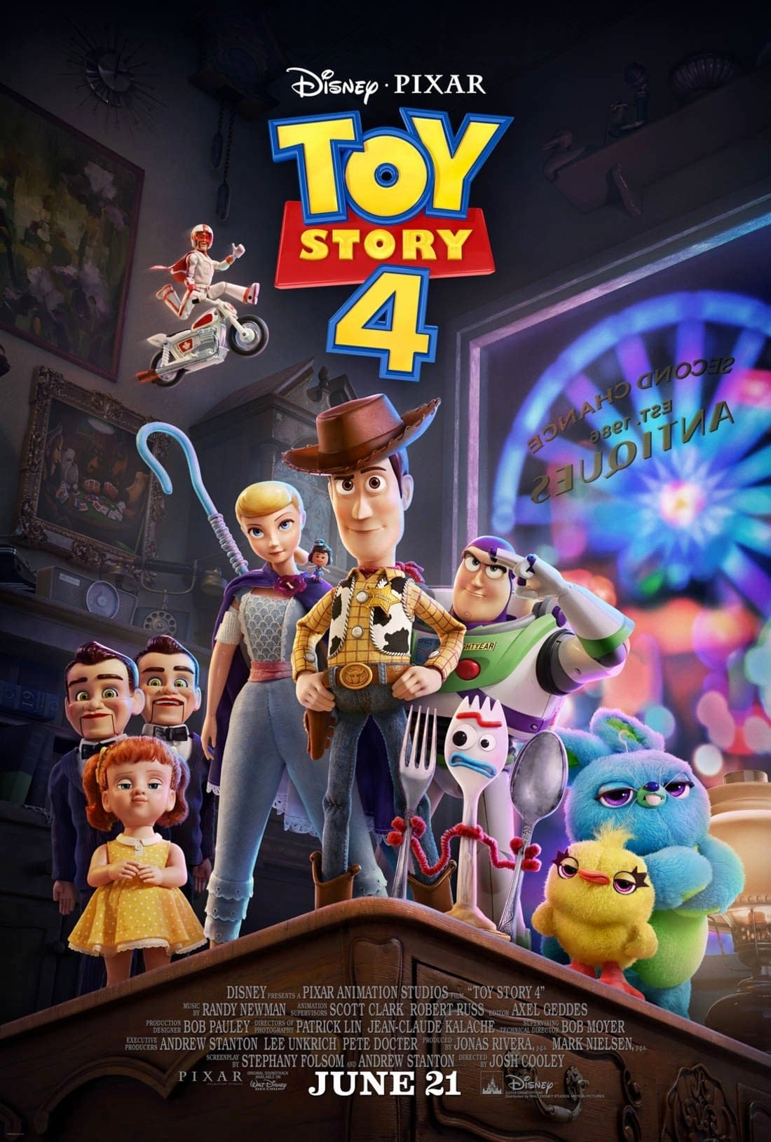 'Toy Story 4': Official Trailer Finds Woody Facing a "Forky" in the Road