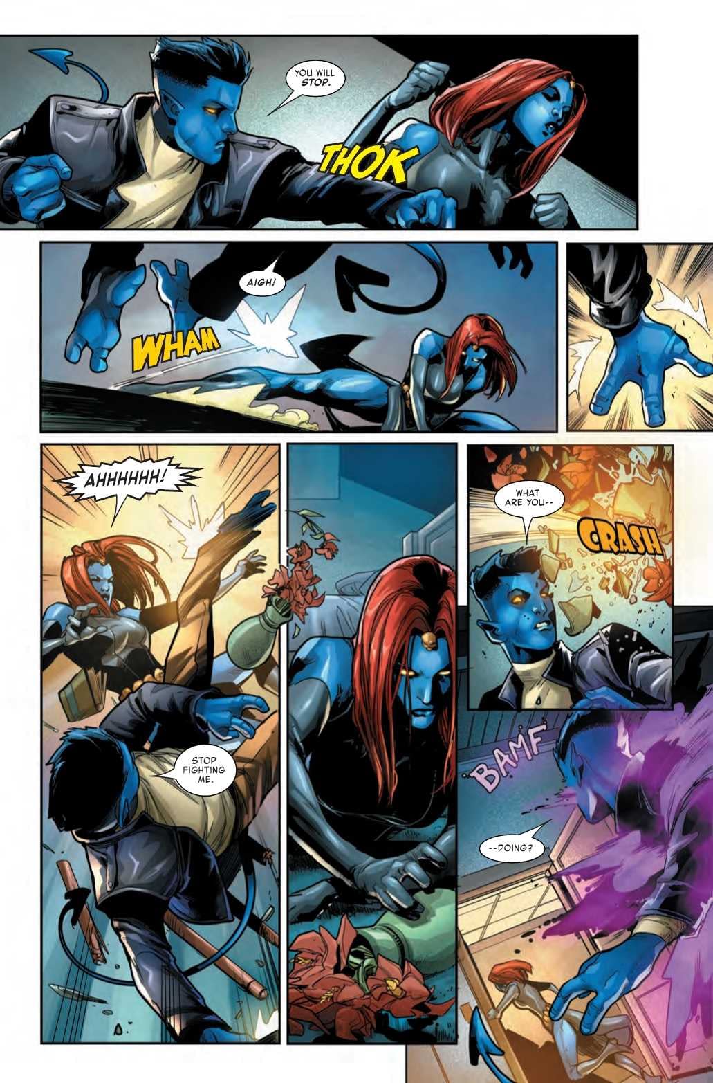 Who Wins in a Fight, Nightcrawler or Mystique? Amazing Nightcrawler #3 Preview