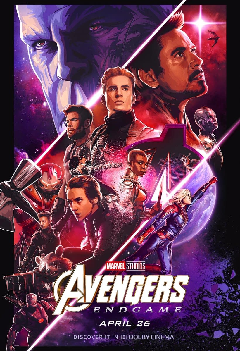 GSC - New #AvengersEndgame poster by @SkinnerCreative. April 24 - have you  got your tickets?