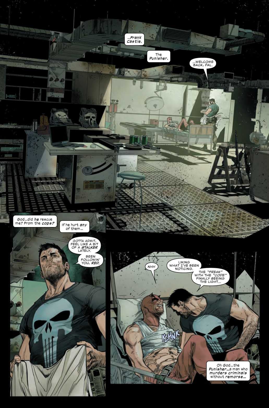 The Punisher Tells Daredevil Like it Is in Daredevil #4 Preview