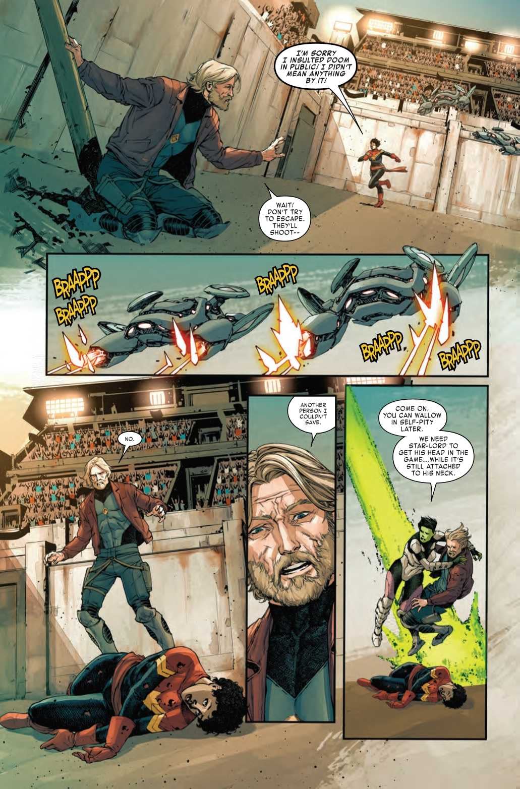 The Deaths of Thor, Captain Marvel, and Captain America - Old Man Quill #4 Preview (Spoilers)