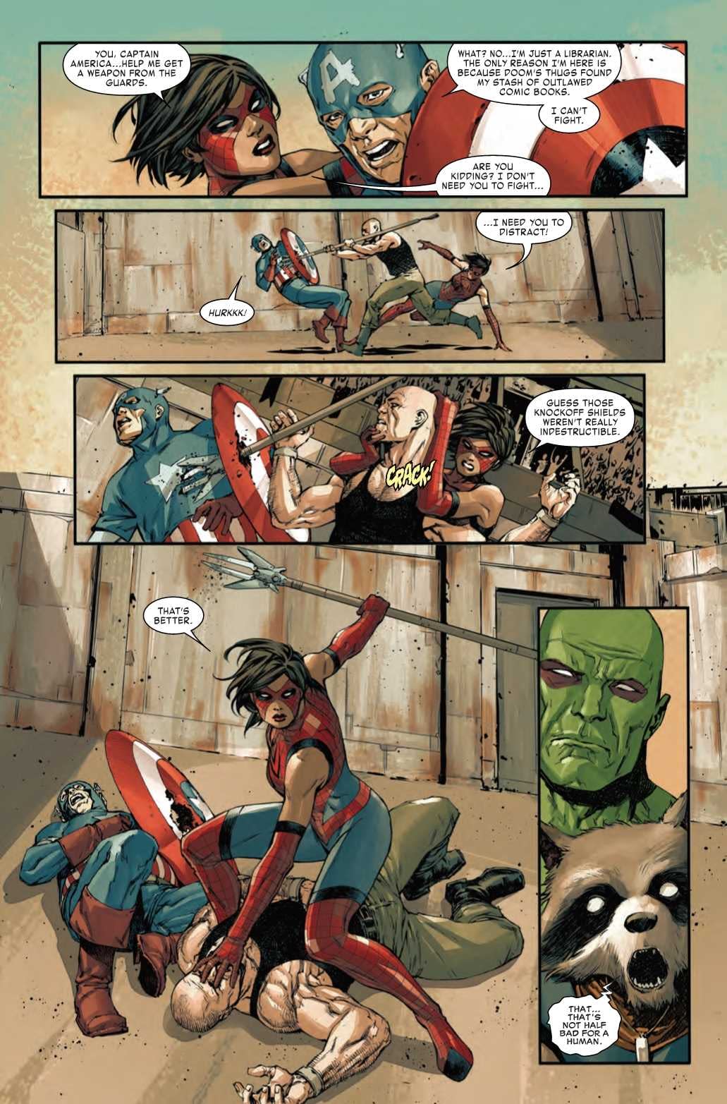 The Deaths of Thor, Captain Marvel, and Captain America - Old Man Quill #4 Preview (Spoilers)