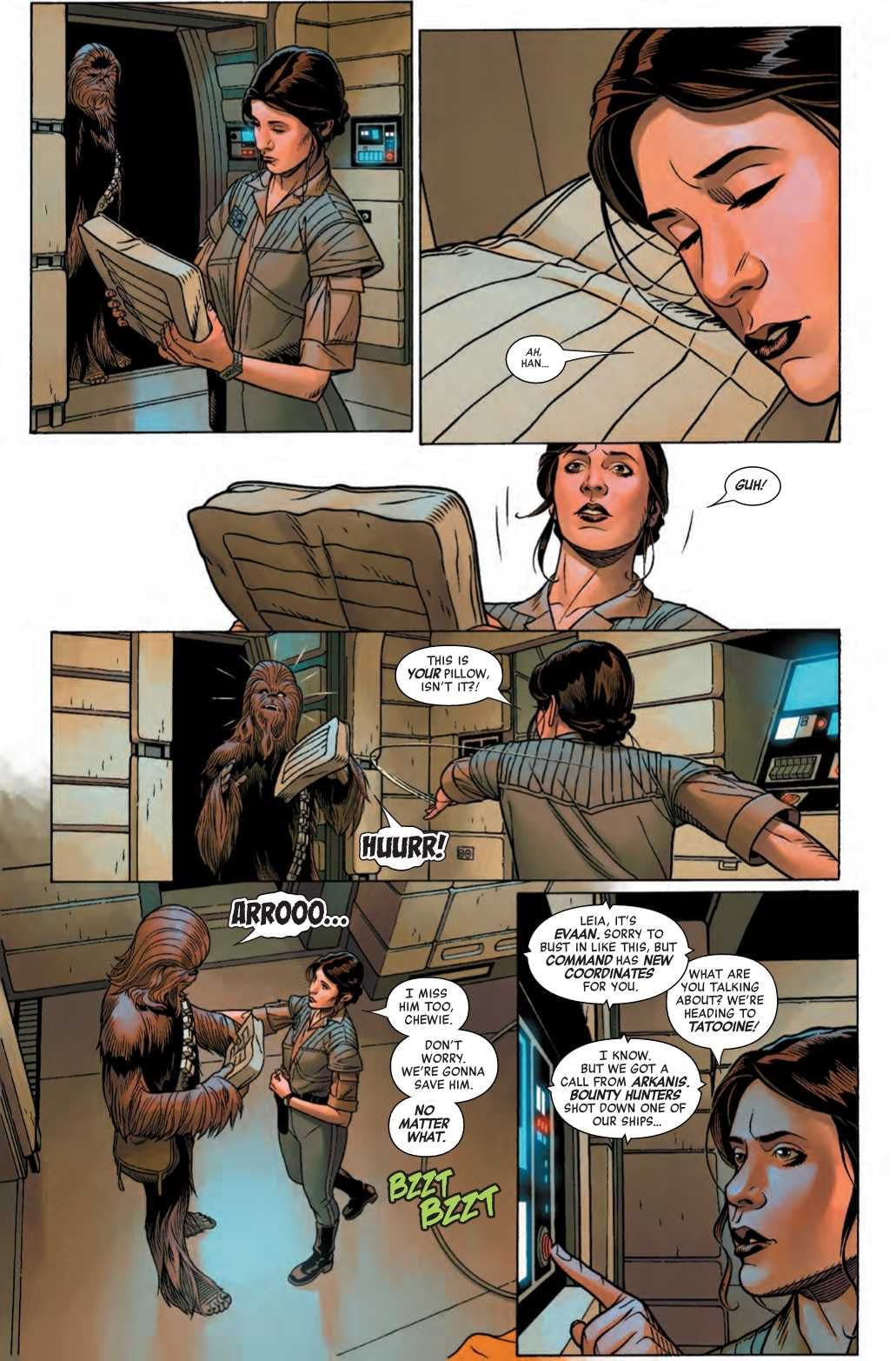 Chebacca's Secret Fetish Revealed in Star Wars AOR Princess Leia #1