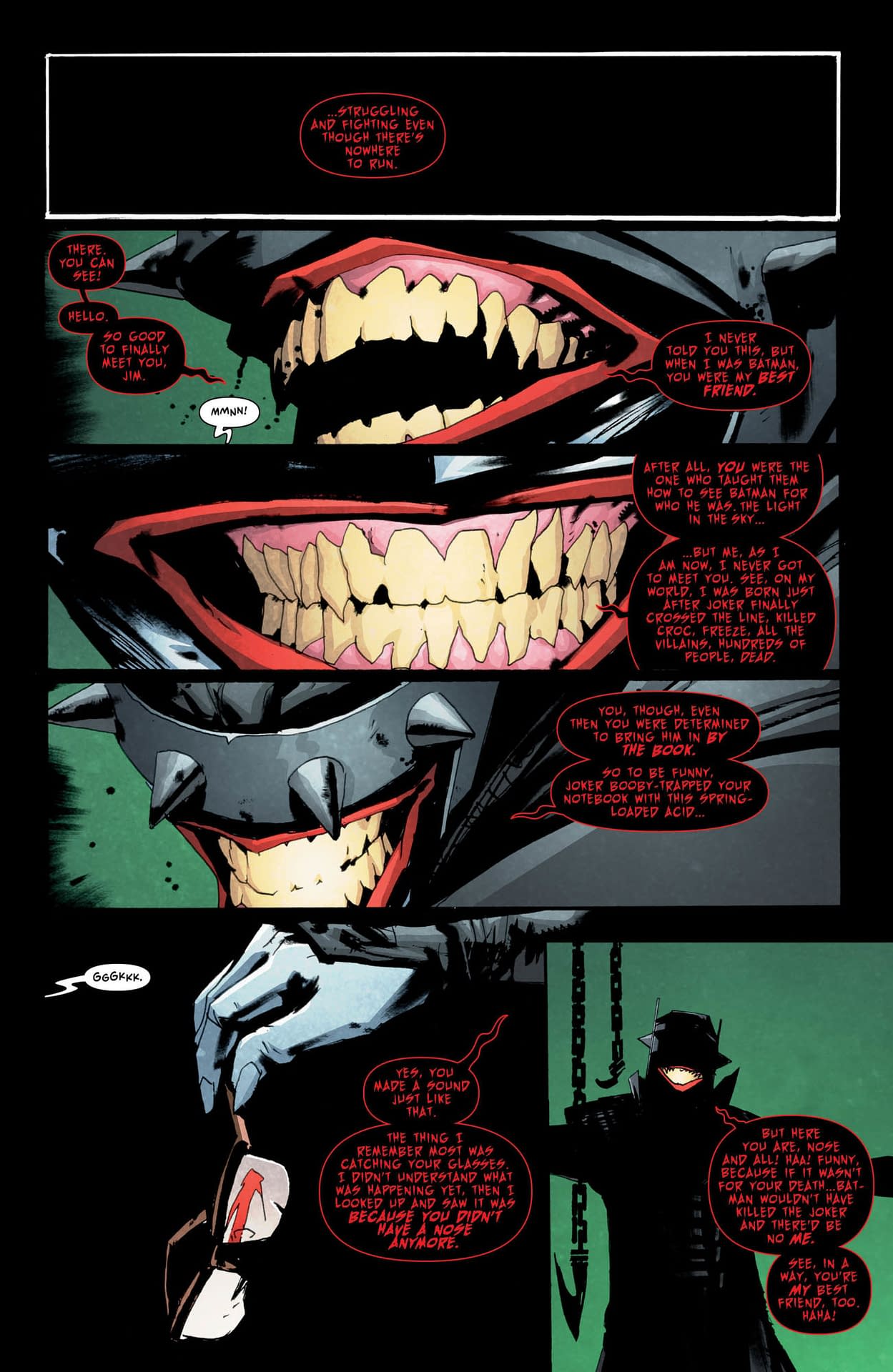In Batman Who Laughs #4, We Learn Alfred Can Beat Batman in a Fight