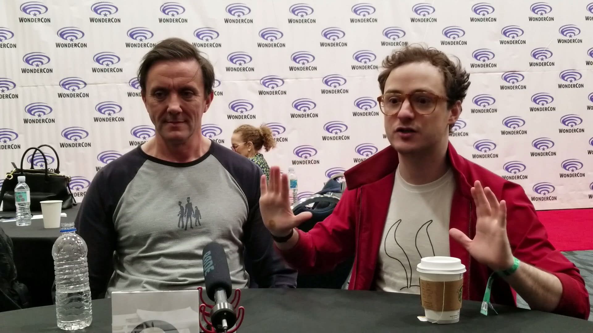 'The Tick': Peter Serafinowicz, Griffin Newman Talk Tick/Arthur Relationship at WonderCon