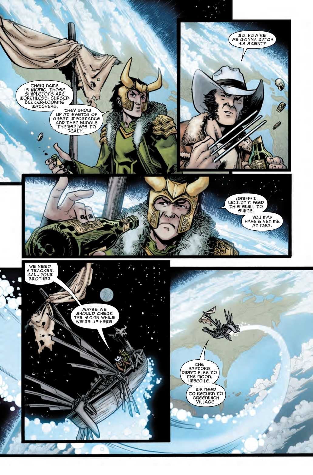 Can Wolverine Drive a Space-Boat While Intoxicated? Wolverine Infinity Watch #3 Preview