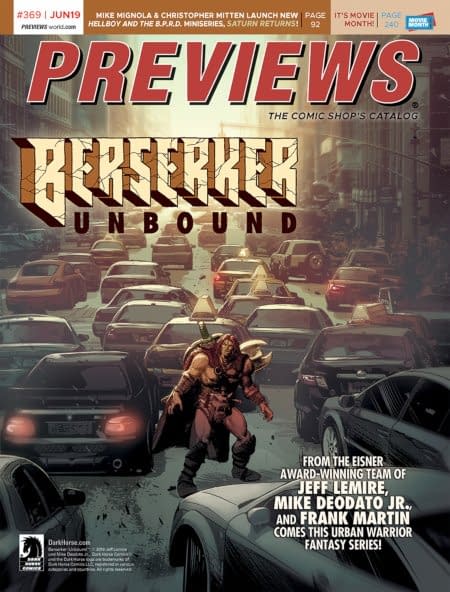 Beserker and Wildcats On the Front and Back Cover of Nezt Week's Diamond Previews