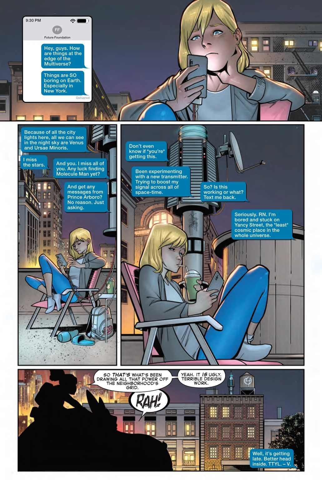 Franklin Richards, Sulky Teenager (Fantastic Four #10 Preview)