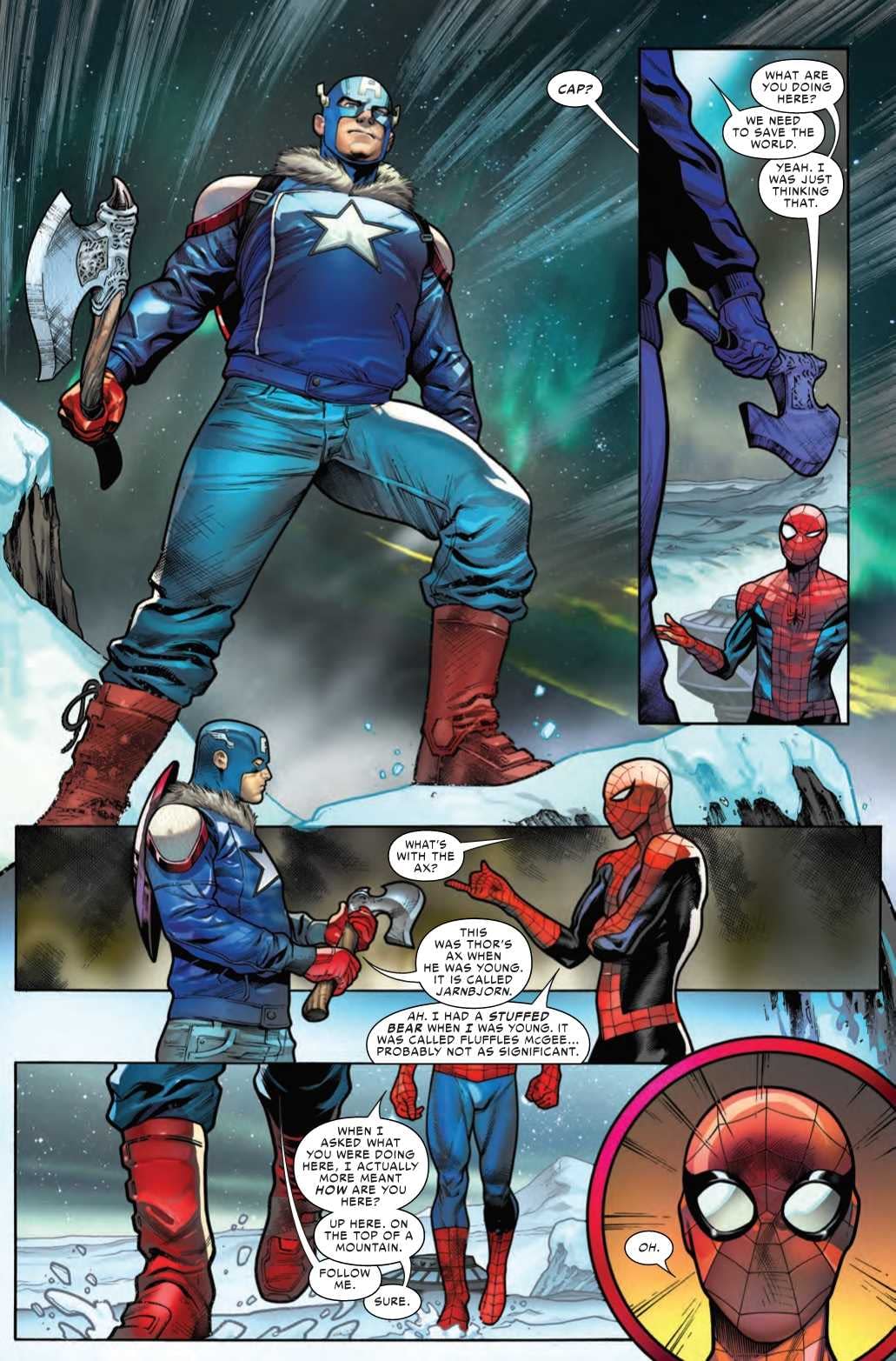 Spider-Man's Wish Fulfillment in War of the Realms: Strikeforce: Land of the Giants #1 (Preview)