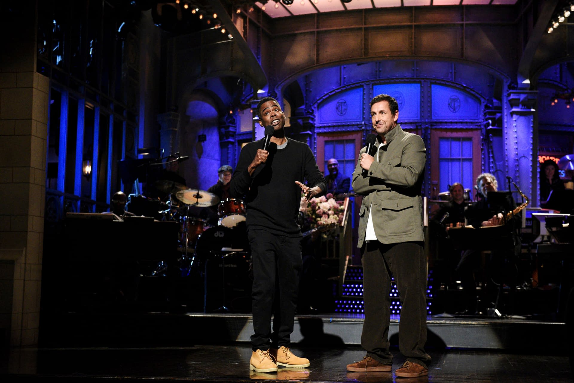 'Saturday Night Live': Adam Sandler Remembers Chris Farley; Sings of Being Fired [VIDEO]