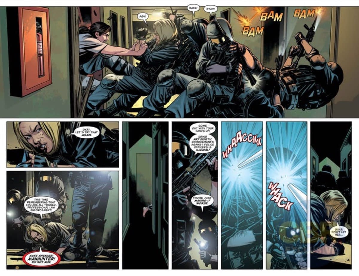 Manhunter Debuts, Beats Up Cops in Action Comics #1011 (Preview)