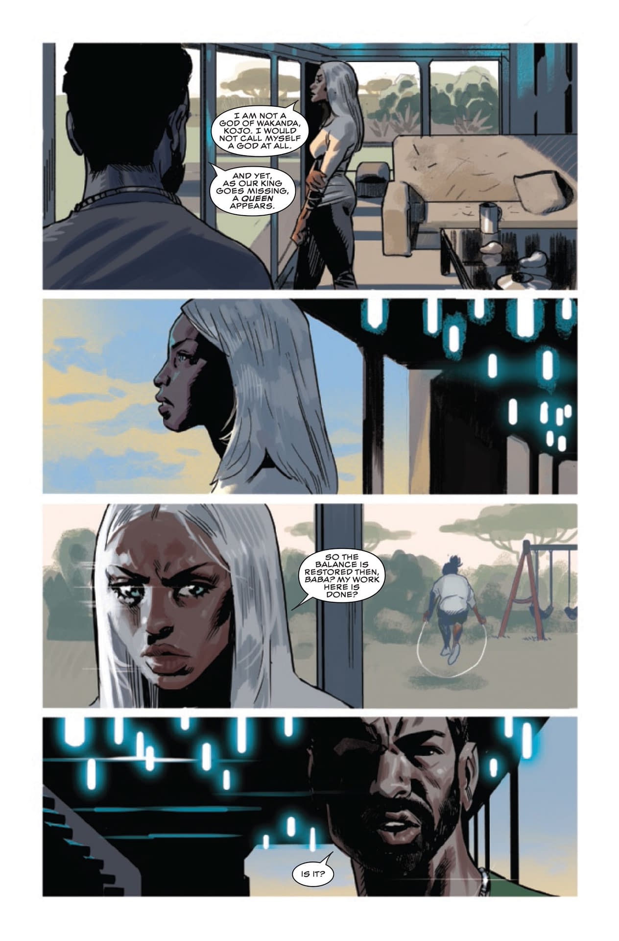 Storm Pulling a Last Jedi in Black Panther #13 (Preview)