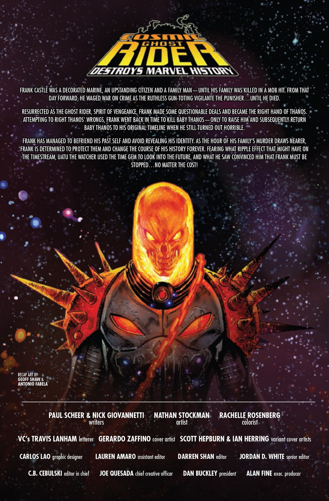 The First Time Anyone's Called Frank Castle a Hippie - Cosmic Ghost Rider Destroys Marvel History #5 Preview