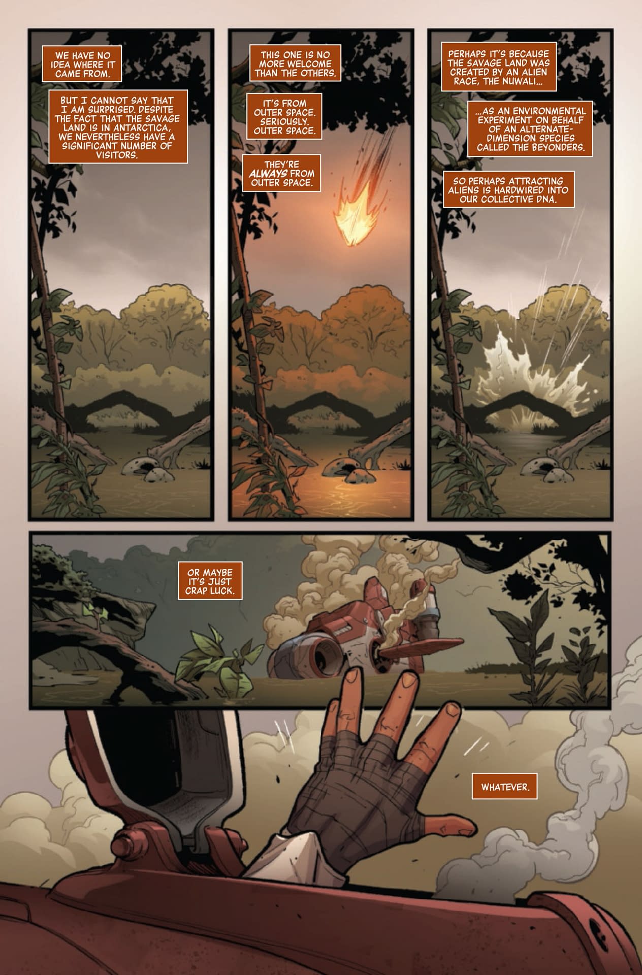 Anti-Immigrant Sentiment in the Savage Land - Fantastic Four: Prodigal Sun #1 Preview