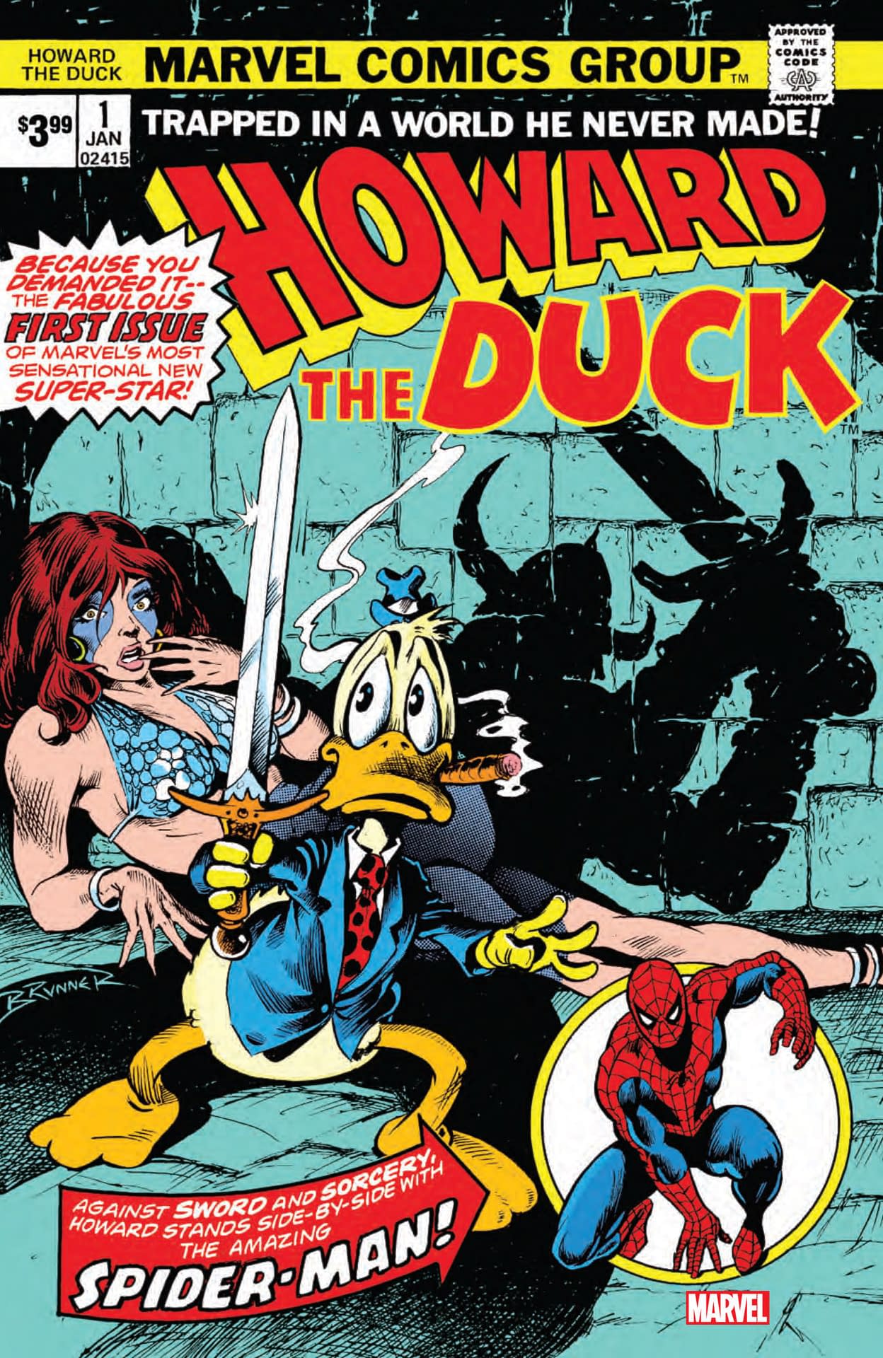 3 Classic Comic Book Ad Pages from the Howard the Duck #1 Facsimile Edition