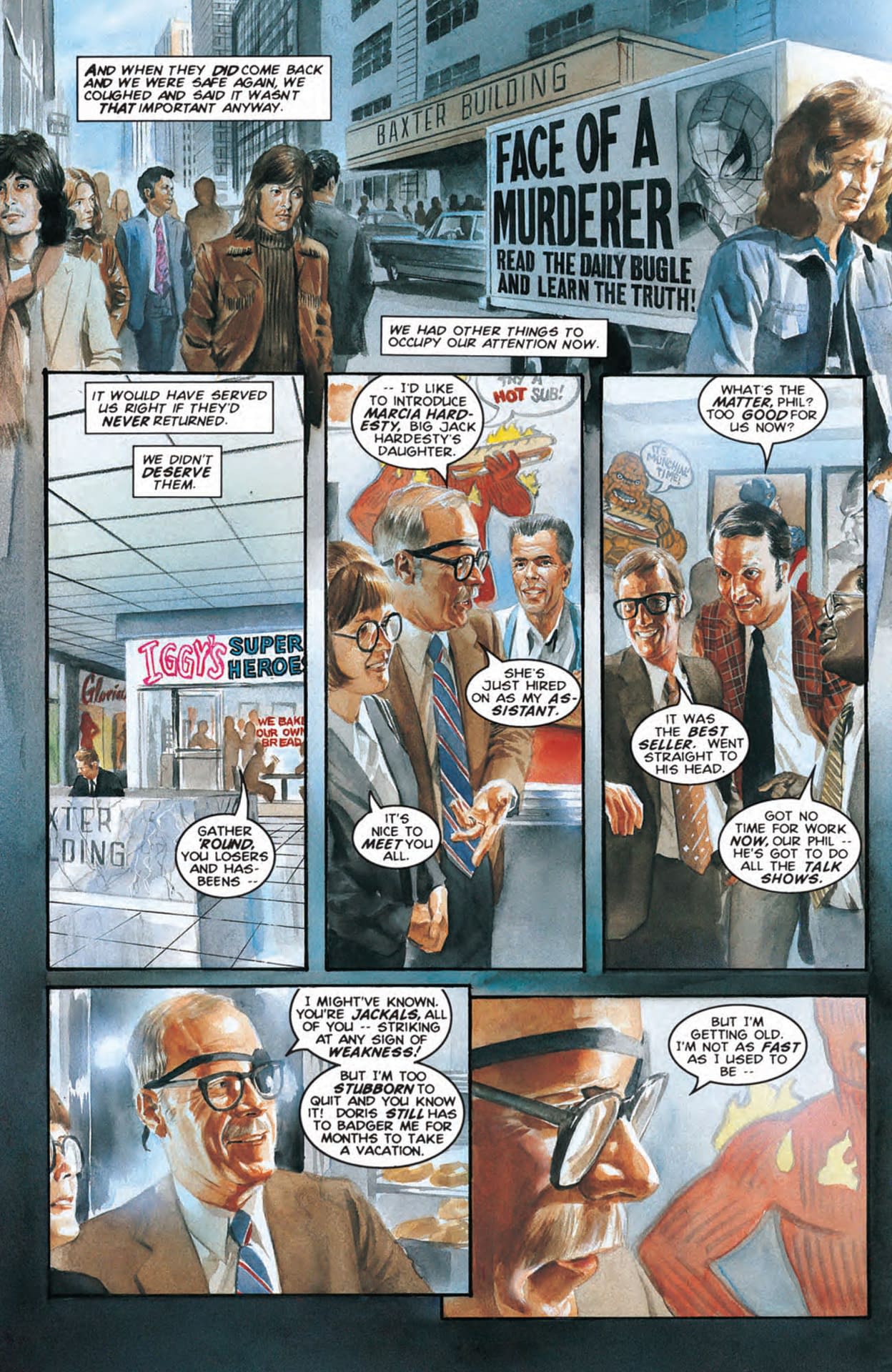 Laying on the Superhero Guilt Trip in Marvels Annotated #4