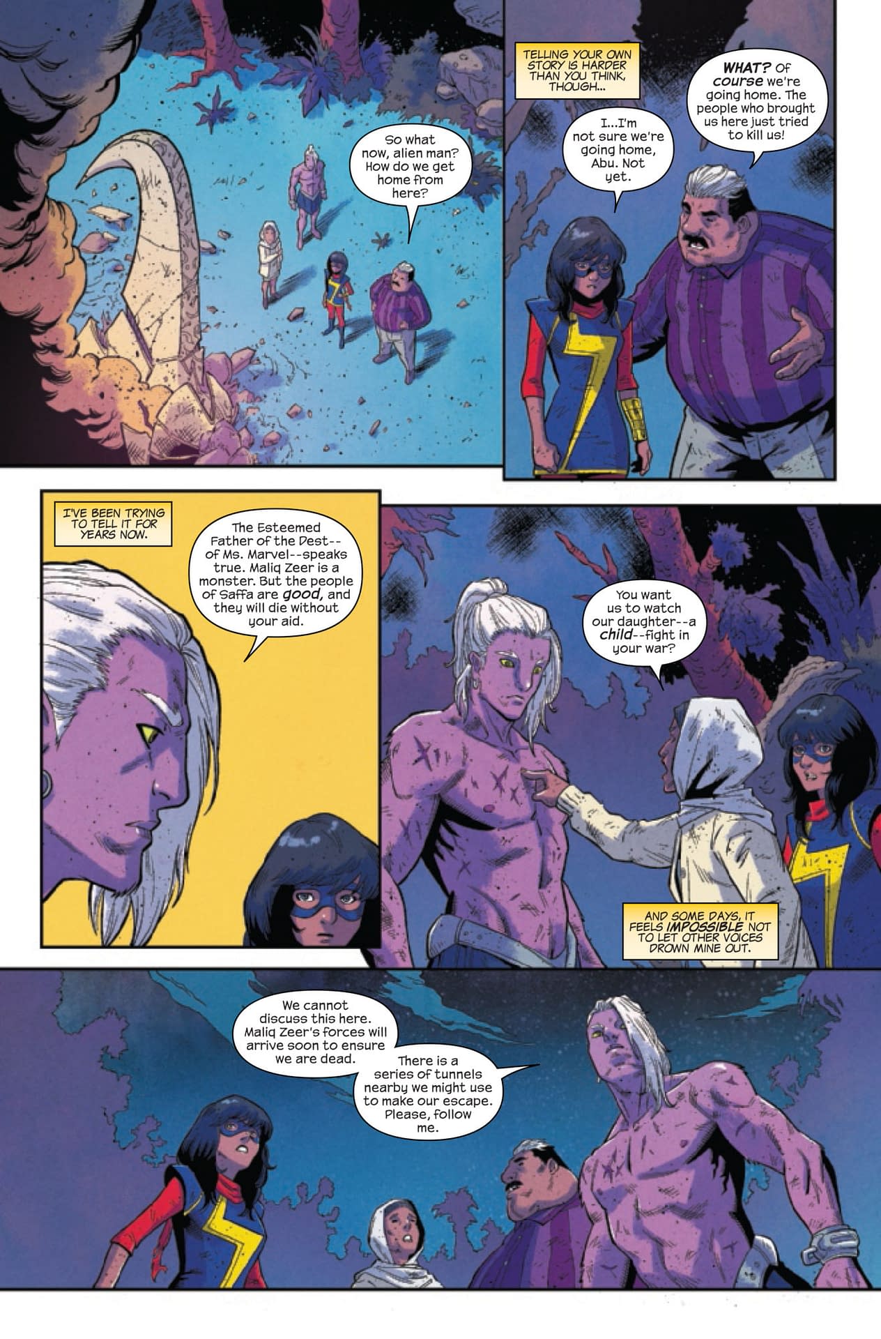 Parents Just Don't Understand in Magnificent Ms. Marvel #4 (Preview)