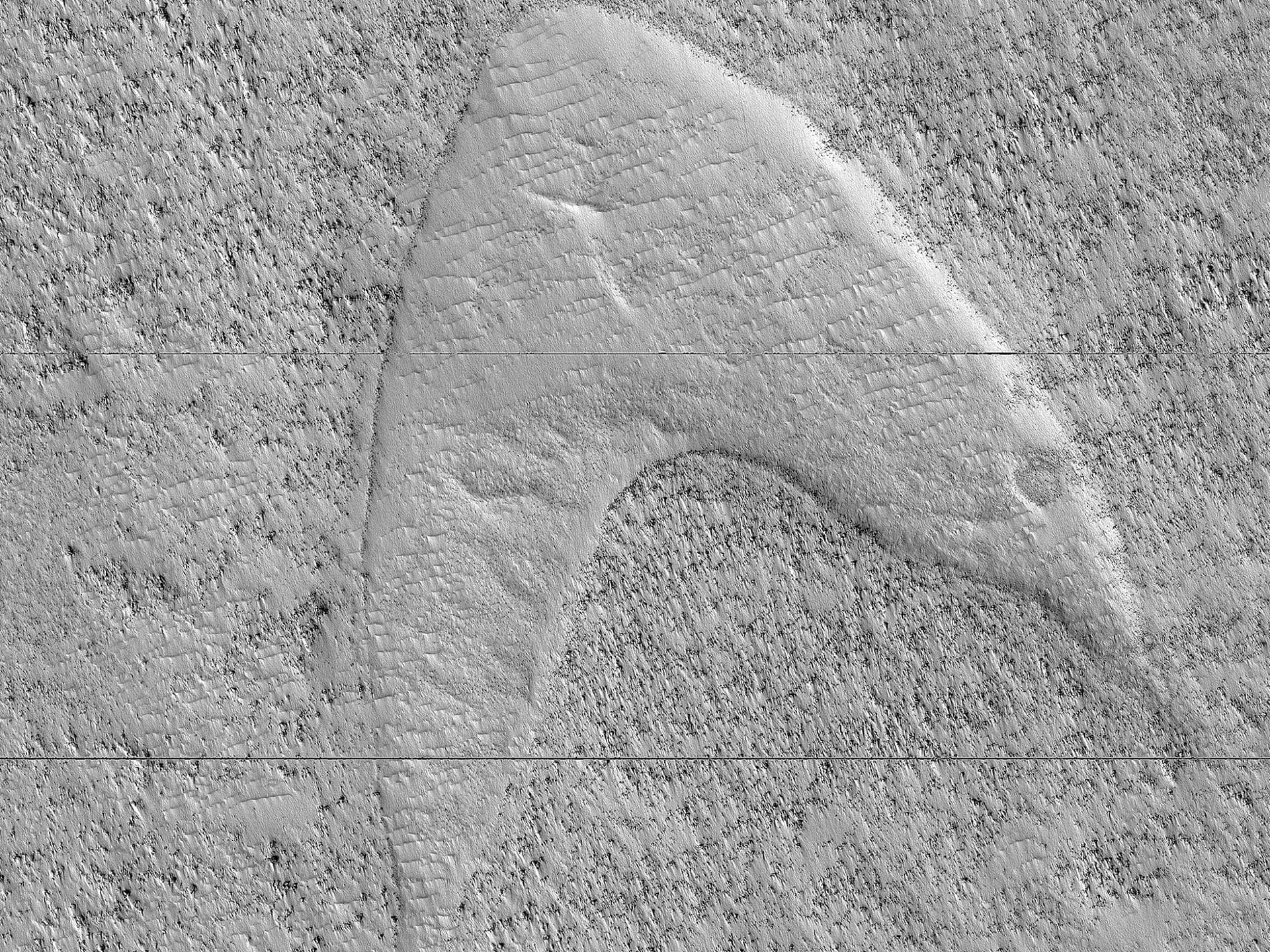 NASA Finds "Star Trek" Image On Mars, Your Move Lucasfilm