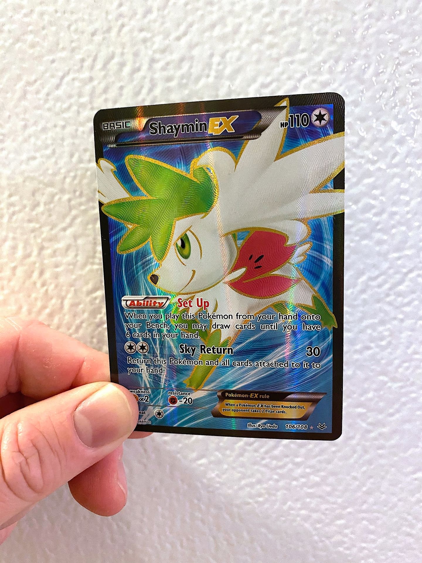Sold at Auction: Pokemon card Black Star Ultra Rare HOLO SHAYMIN V