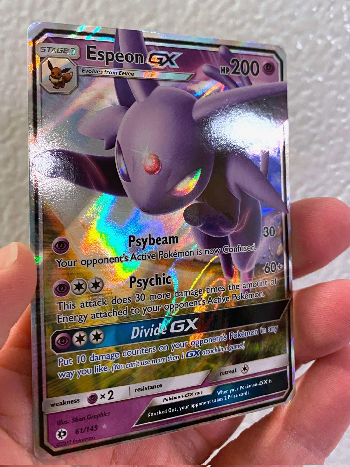 Custom pokemon cards : Shiny Lunala GX