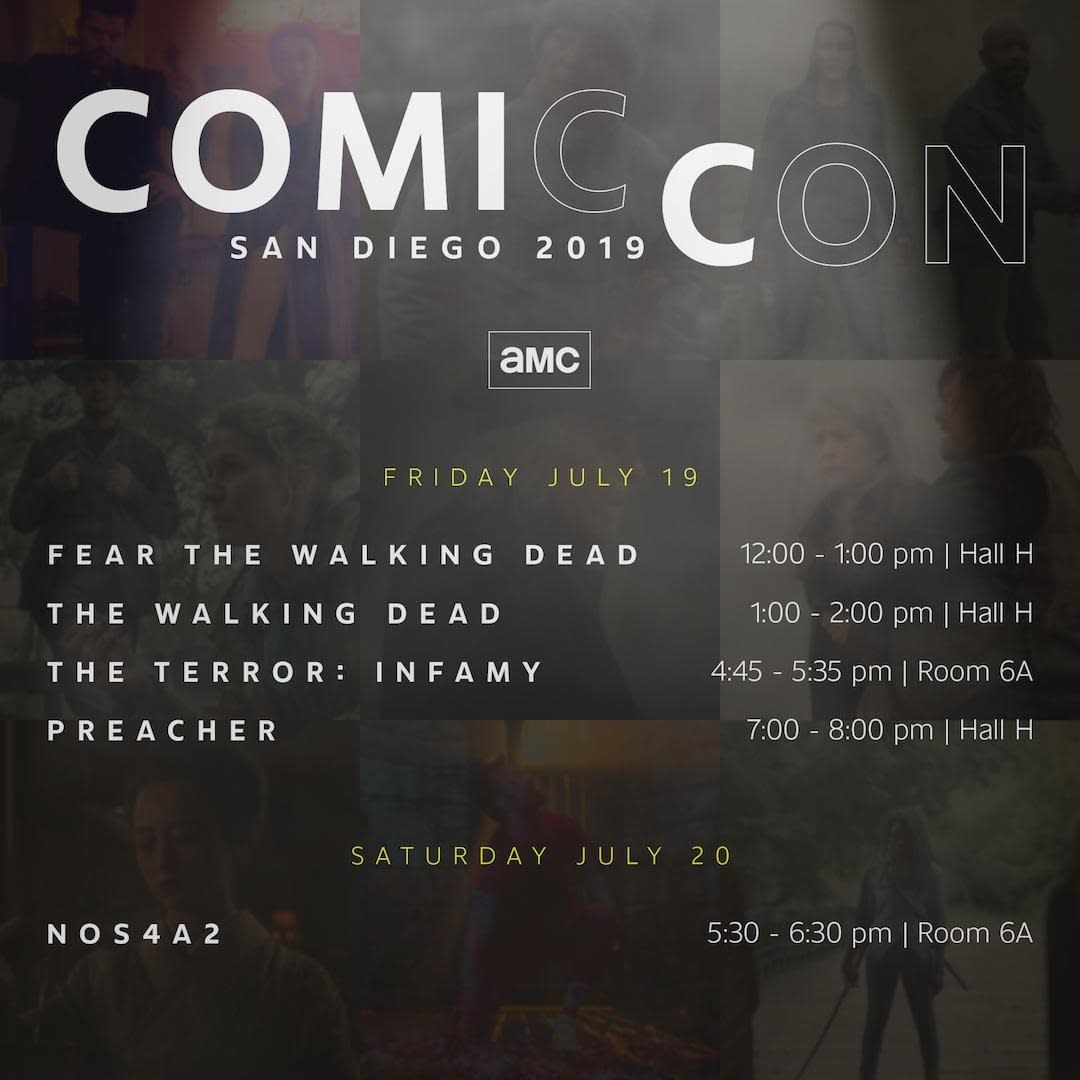 AMC: "The Walking Dead," "Preacher," "NOS4A2" and More SDCC-Bound
