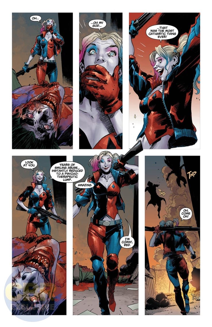 Harley Finally Gets Even with The Joker in Tomorrow's DCeased #3