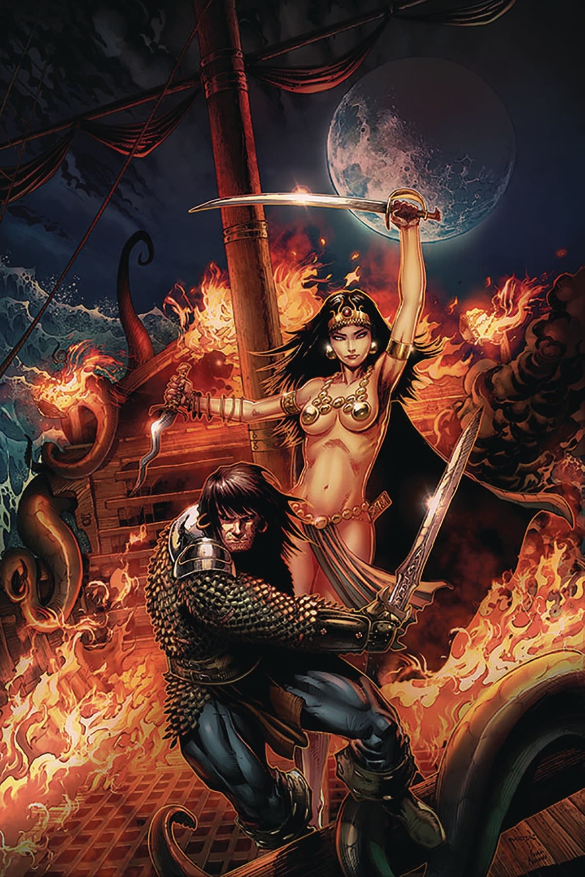 Ablaze Brings Glenat's Uncensored, Violent, Sexual Conan Comics to U.S. in October