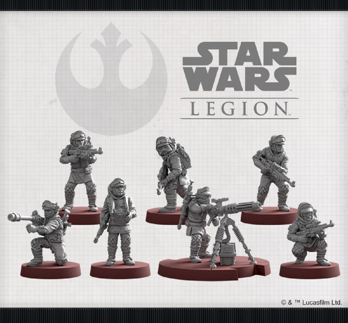 "Star Wars: Legion": Preview of Rebel Veterans from FFG