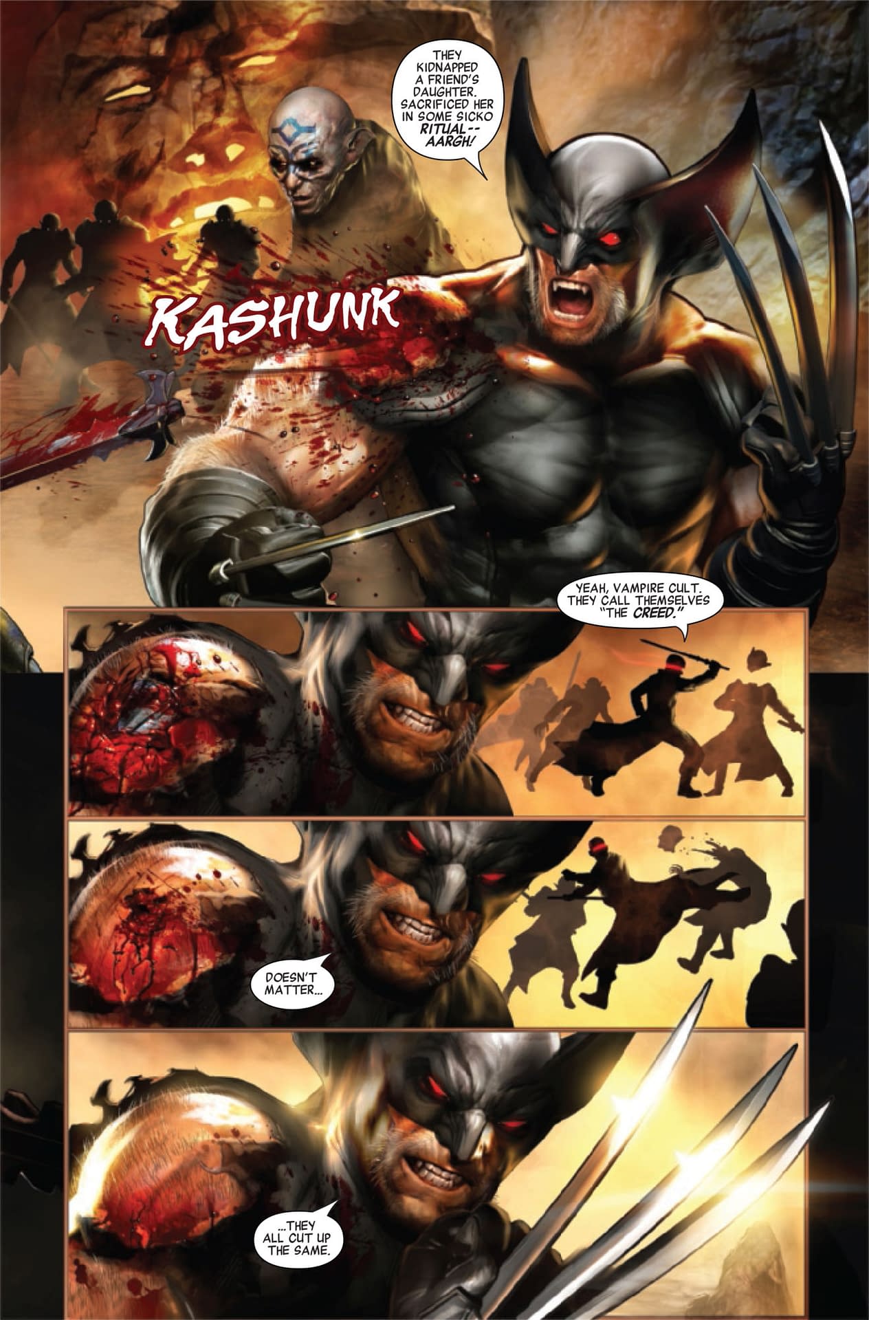 Wolverine vs. Blade #1: With Eyes Wide Open [Preview]
