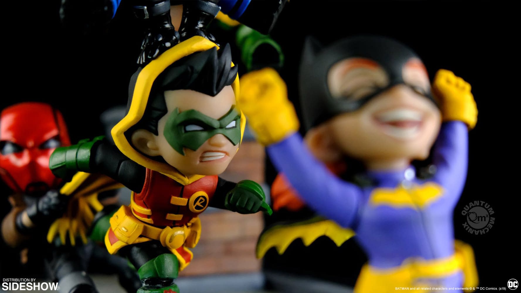 Batman's Sidekicks Team-Up for Adorable Q-Master Statue