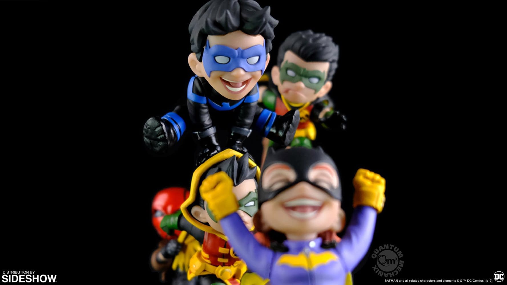 Batman's Sidekicks Team-Up for Adorable Q-Master Statue