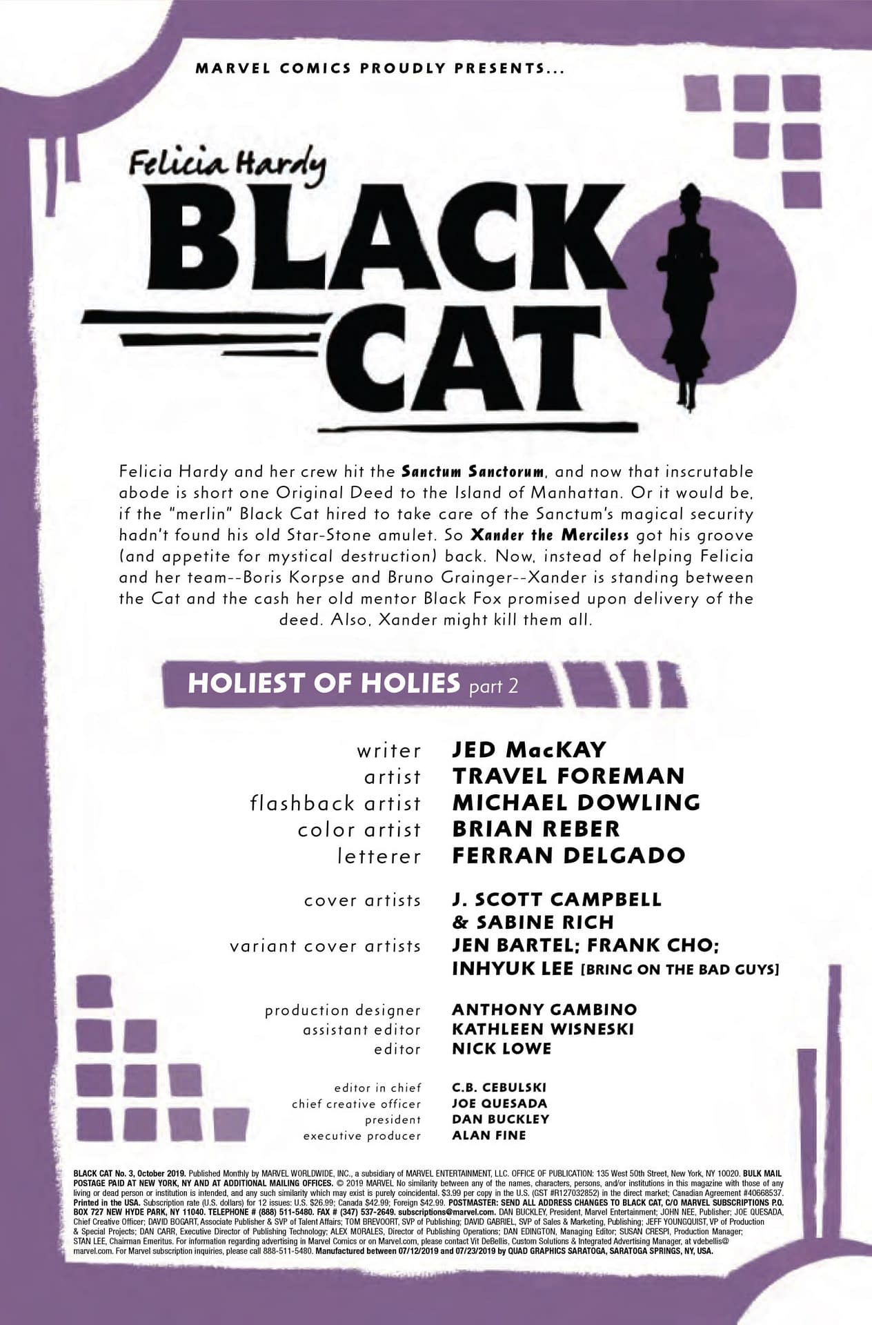 A Case of Mistaken Identity in Black Cat #3 [Preview]