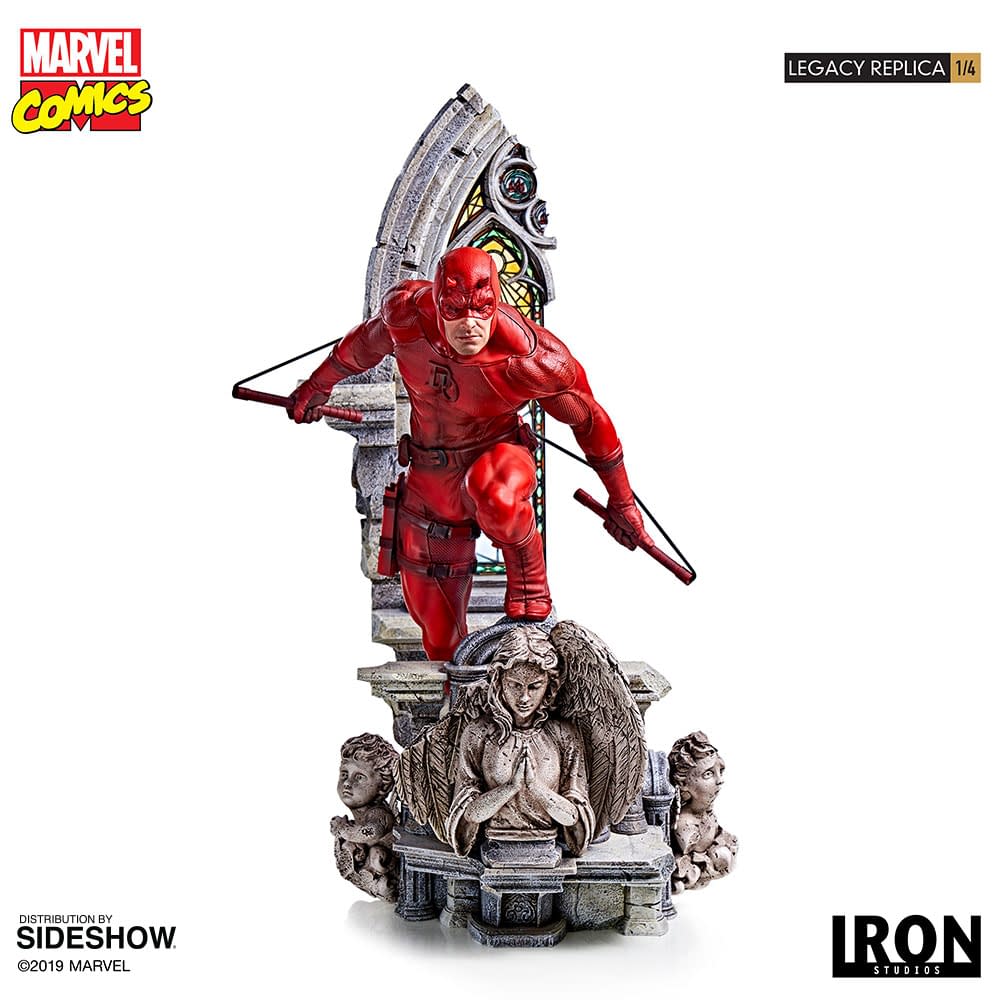Daredevil Arrives with New Statue by Sideshow/Iron Studios.