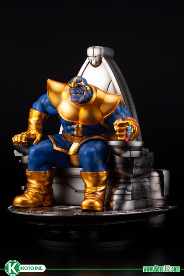 Thanos the Mad Titan Returns with New Statue from Koyobukiya 