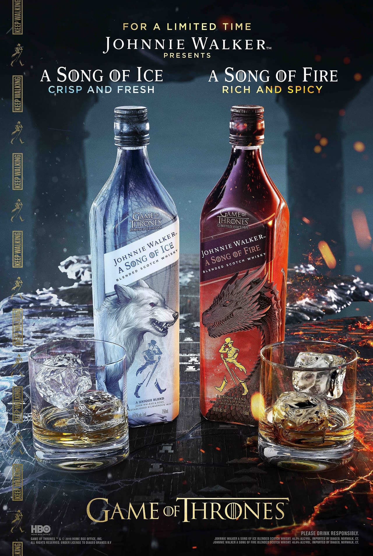 At Least "Game of Thrones" Fans Won't Have to Wait for Next Bottle of HBO, Johnnie Walker's New Scotch Whiskies [VIDEO]