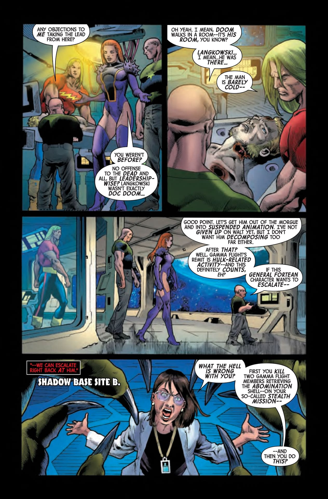 Deleted Scenes from the Democratic Debates in Immortal Hulk #22 [Preview]