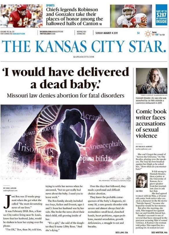 Kansas City Star Puts Jai Nitz Allegations on Front Page, Adds More