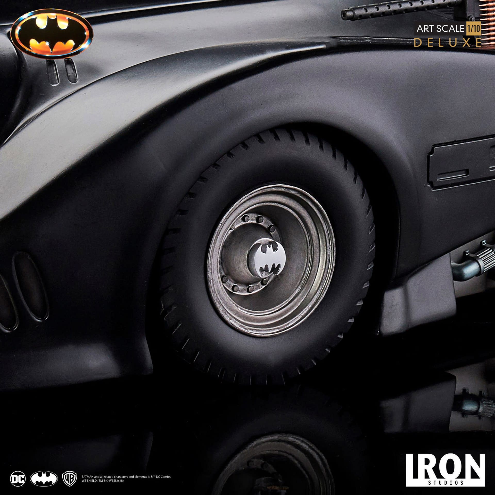 "Batmobile 89" Hits the Streets Again With New Iron Studios Art Scale