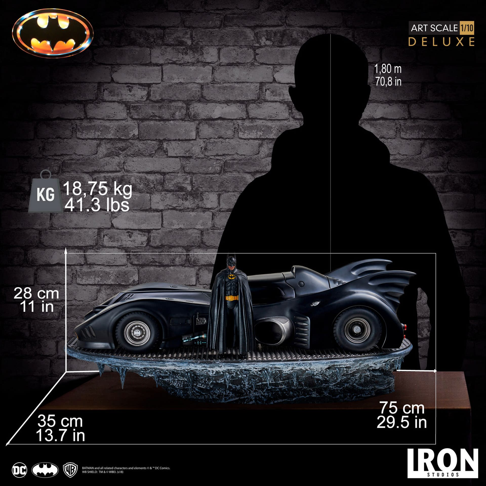 Batmobile 89 Hits the Streets Again With New Iron Studios Art Scale