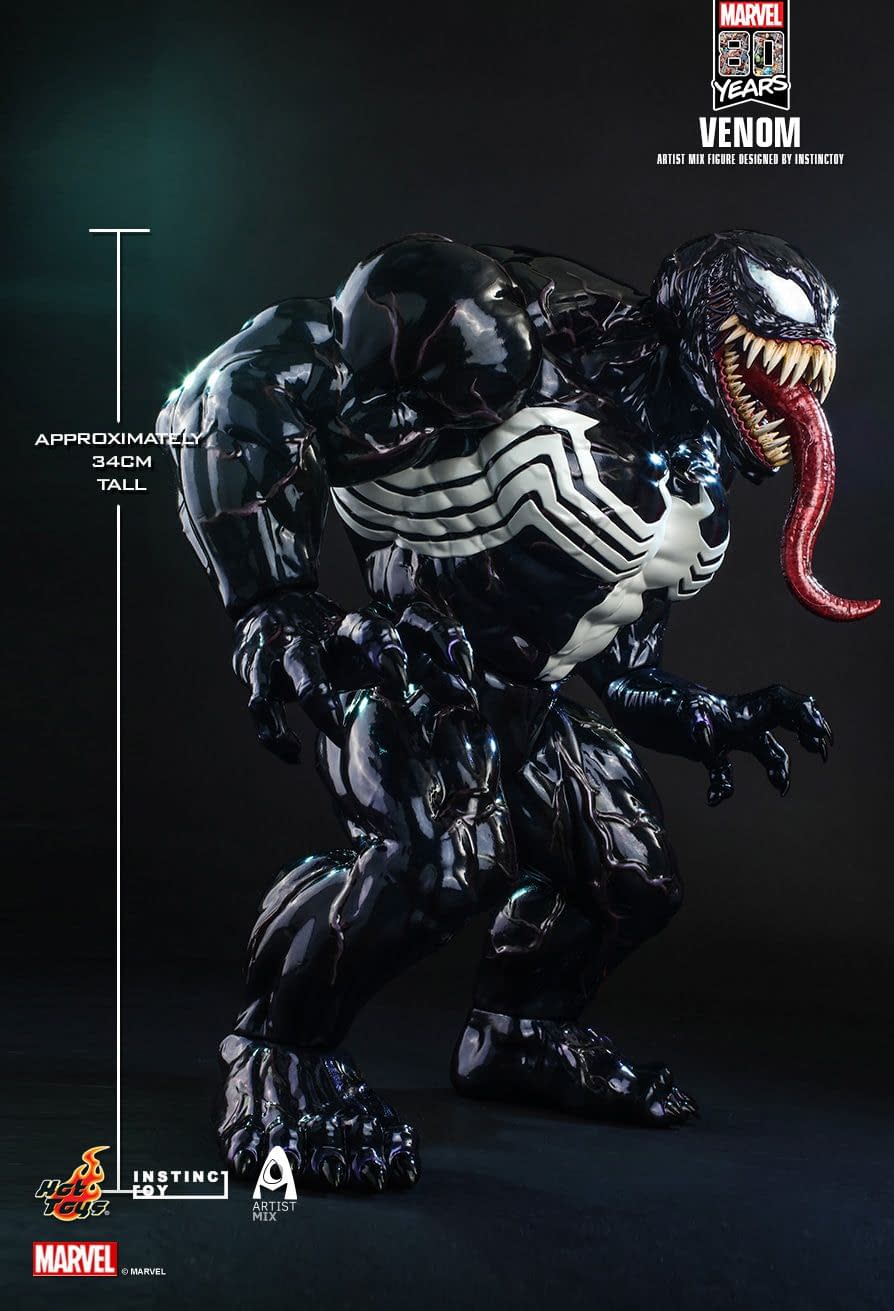 Hot Toys Celebrates 80th Marvel Anniversary With Venom