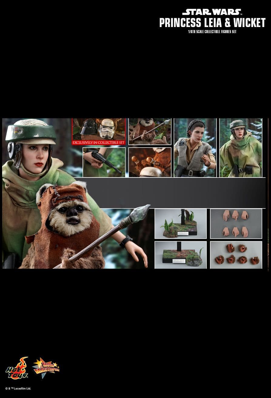 Return of the Jedi's Leia and Wickett come to life with Hot Toys